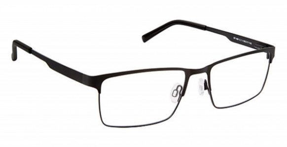 SuperFlex SF-498 Eyeglasses, (1) BLACK