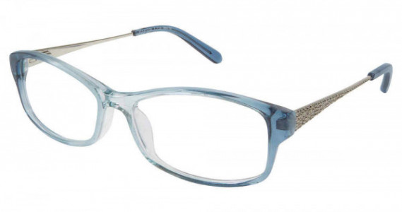 SuperFlex SF-486 Eyeglasses, 1-BLUE SILVER