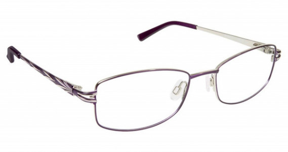 SuperFlex SF-483 Eyeglasses, (1) PURPLE SILVER