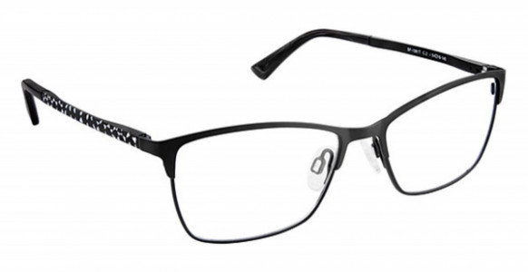 SuperFlex SF-1081T Eyeglasses, (2) BLACK WHITE