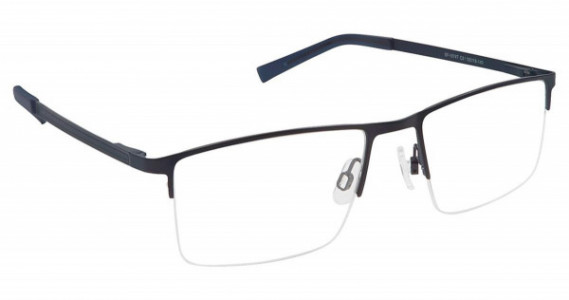 SuperFlex SF-1074T Eyeglasses, (3) NAVY GREY