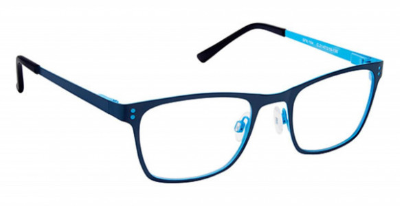 SuperFlex SFK-184 Eyeglasses, (2) NAVY BLUE