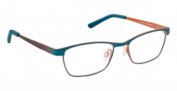 SuperFlex SFK-183 Eyeglasses, (3) TEAL CORAL
