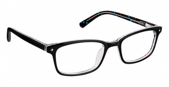 SuperFlex SFK-182 Eyeglasses, (2) BLACK