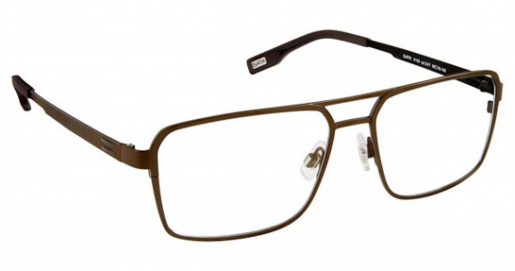 Evatik EVATIK 9166 Eyeglasses, (947) BROWN BLACK