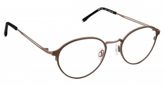 Evatik EVATIK 9156 Eyeglasses, (917) BROWN TAUPE