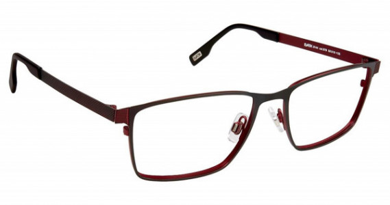 Evatik EVATIK 9144 Eyeglasses, (978) BLACK RED