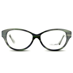 Velvet Eyewear Lisa Eyeglasses, dark olive