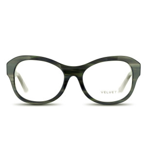 Velvet Eyewear Jen Eyeglasses, dark olive