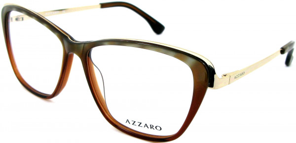 Azzaro AZ2153 Eyeglasses, C3 OLIVE TO BROWN/GOLD