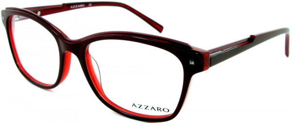 Azzaro AZ30207 Eyeglasses, C3 BLACK/RED