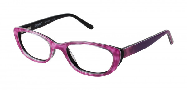 Crayola Eyewear CR243 Eyeglasses, PKLE ELECTRIC PINK LEOPARD