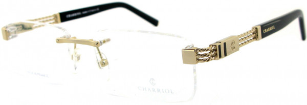 Charriol PC7532 Eyeglasses, C1 GOLD/BLACK