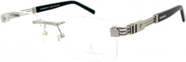 Charriol PC7532 Eyeglasses, C3 SILVER/BLACK
