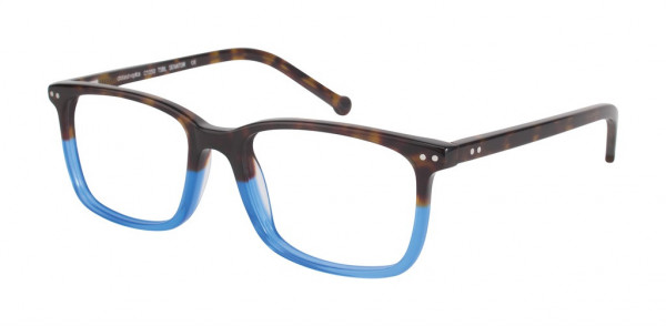 Colors In Optics C1050 SENATOR Eyeglasses, TSBL TORTOISE TO COBALT BLUE