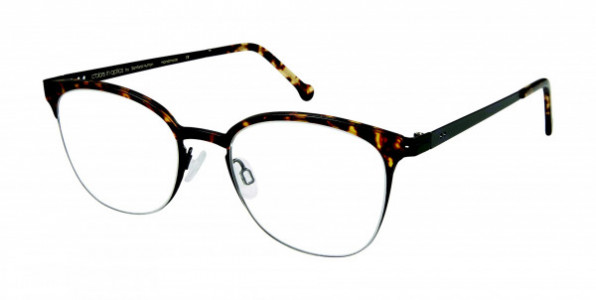 Colors In Optics C1062 STELLA Eyeglasses, OXTS BLACK/TORTOISE