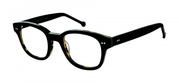 Colors In Optics C1066 DRAKE II Eyeglasses, OXTS BLACK/TORTOISE