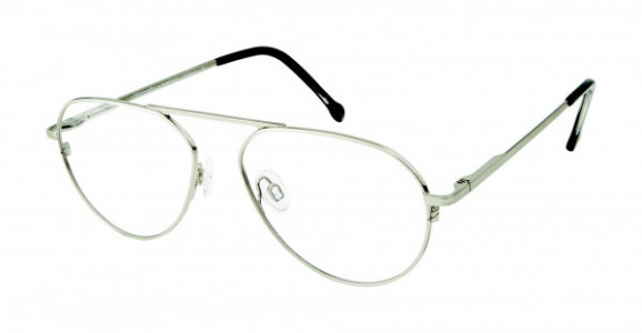 Colors In Optics C1077 CROCKETT Eyeglasses, SLV SHINY SILVER