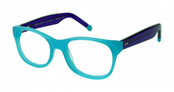 Colors In Optics CJ102 BENSKY Eyeglasses, BLB AQUA/ELECTRIC PURPLE