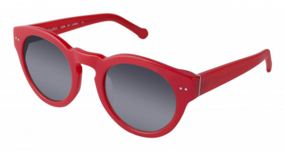 Colors In Optics CS292 LONDON II Sunglasses, RD LIPSTICK RED/ SILVER FLASH