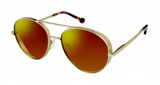 Colors In Optics CS325 LUNAR Sunglasses, MGLD MATTE GOLD