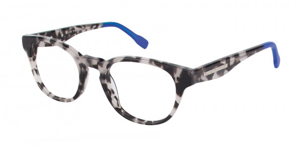 Elie Tahari EO104 Eyeglasses, PEP PEPPER TORTOISE/COBALT BLUE