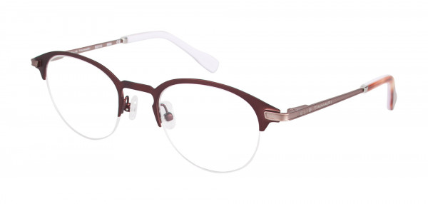 Elie Tahari EO112 Eyeglasses, BRN BROWN/ROSE GOLD