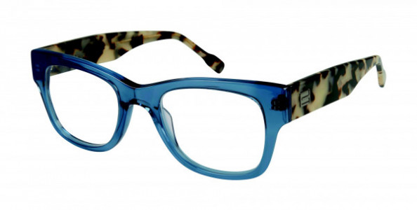 Elie Tahari EO116 Eyeglasses, OTBL BLUE/OATMEAL
