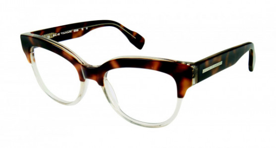 Elie Tahari EO124 Eyeglasses, TS HONEY/CRYSTAL