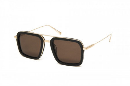 ill.i WA527S Sunglasses, 02 BLACK/GOLD