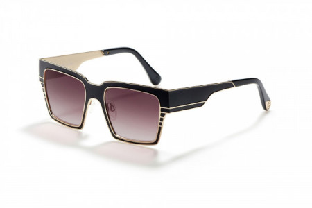 ill.i WA502S Sunglasses, 01 BLACK/GOLD