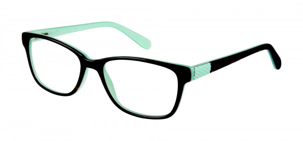Jessica Simpson J1099 Eyeglasses, TSBL TORTOISE/BLUE