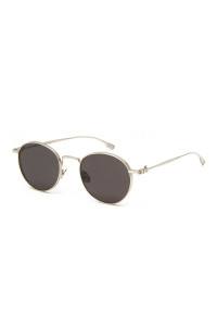 Kiton KT507S LIBER Sunglasses, 02 SILVER-SMOKE LENS