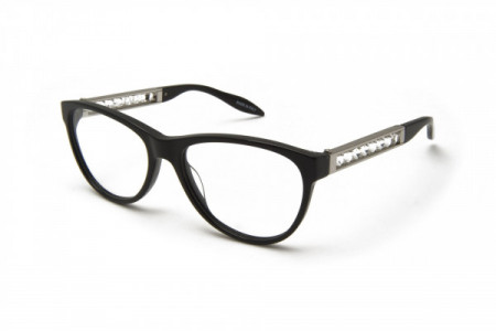 Mila ZB MZ032V Eyeglasses, V01 BLACK/STRASS