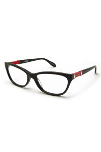 Moschino MO286V Eyeglasses, 01 BLACK/STRASS