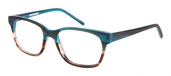 Union Bay UO104 Eyeglasses, BLU BLUE TO TORTOISE FADE