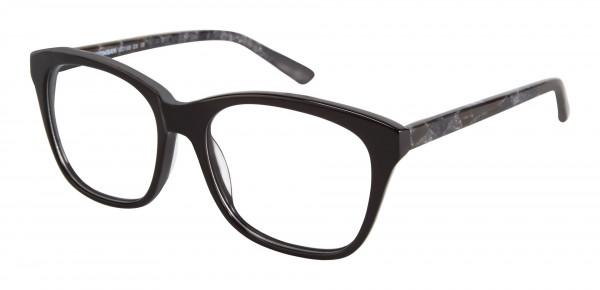 Union Bay UO108 Eyeglasses, OX BLACK/GREY MARBLE