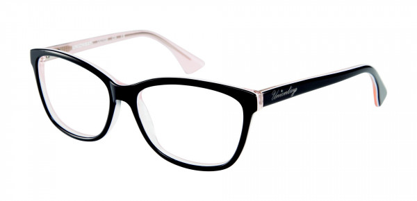 Union Bay UO109 Eyeglasses, OX BLACK/IVORY