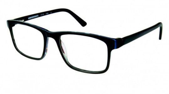 Union Bay UO128 Eyeglasses, OXBL BLACK/BLUE