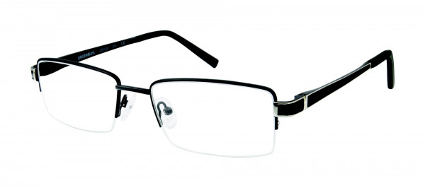 Union Bay UO133 Eyeglasses, OX BLACK/GREY HORN