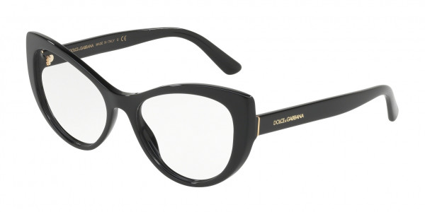 Dolce & Gabbana DG3285F Eyeglasses, 501 BLACK