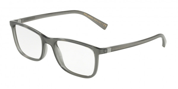 Dolce & Gabbana DG5027 Eyeglasses, 3160 TRANSPARENT GREY (GREY)