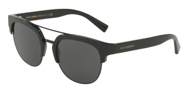 Dolce & Gabbana DG4317 Sunglasses, 501/87 BLACK
