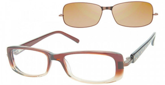 Revolution 759 Eyeglasses, Brown Tan