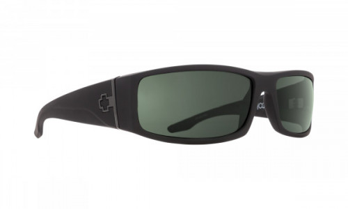 Spy Optic Cooper Sunglasses, Soft Matte Black / HD Plus Gray Green