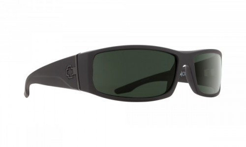 Spy Optic Cooper Sunglasses, Soft Matte Black / Happy Gray Green Polar