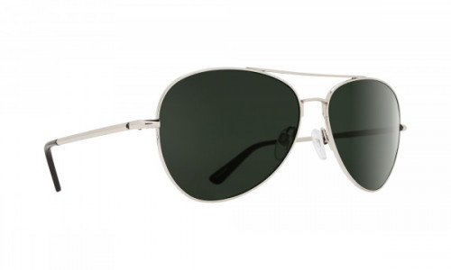 Spy Optic Whistler Sunglasses, Silver / Happy Gray Green Polar