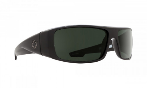 Spy Optic Logan Sunglasses, Black / Happy Gray Green
