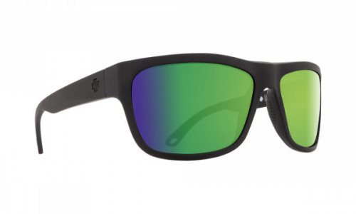 Spy Optic Angler Sunglasses, Matte Black / Happy Bronze Polar with Green Spectra