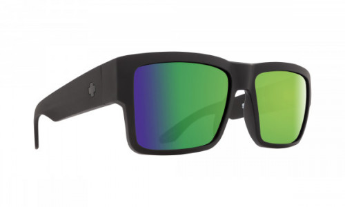 Spy Optic Cyrus Sunglasses, Matte Black / Happy Bronze Polar with Green Spectra